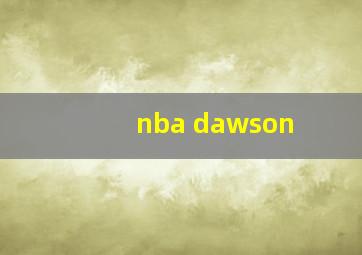 nba dawson